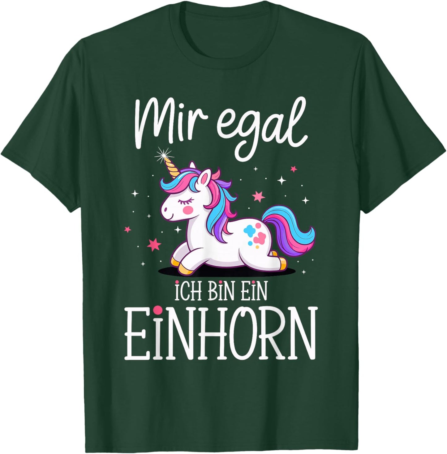 Mir egal ich Bin Ein Einhorn Costume Carnival Fancy Dress T-Shirt - T-Shirt | Forest
