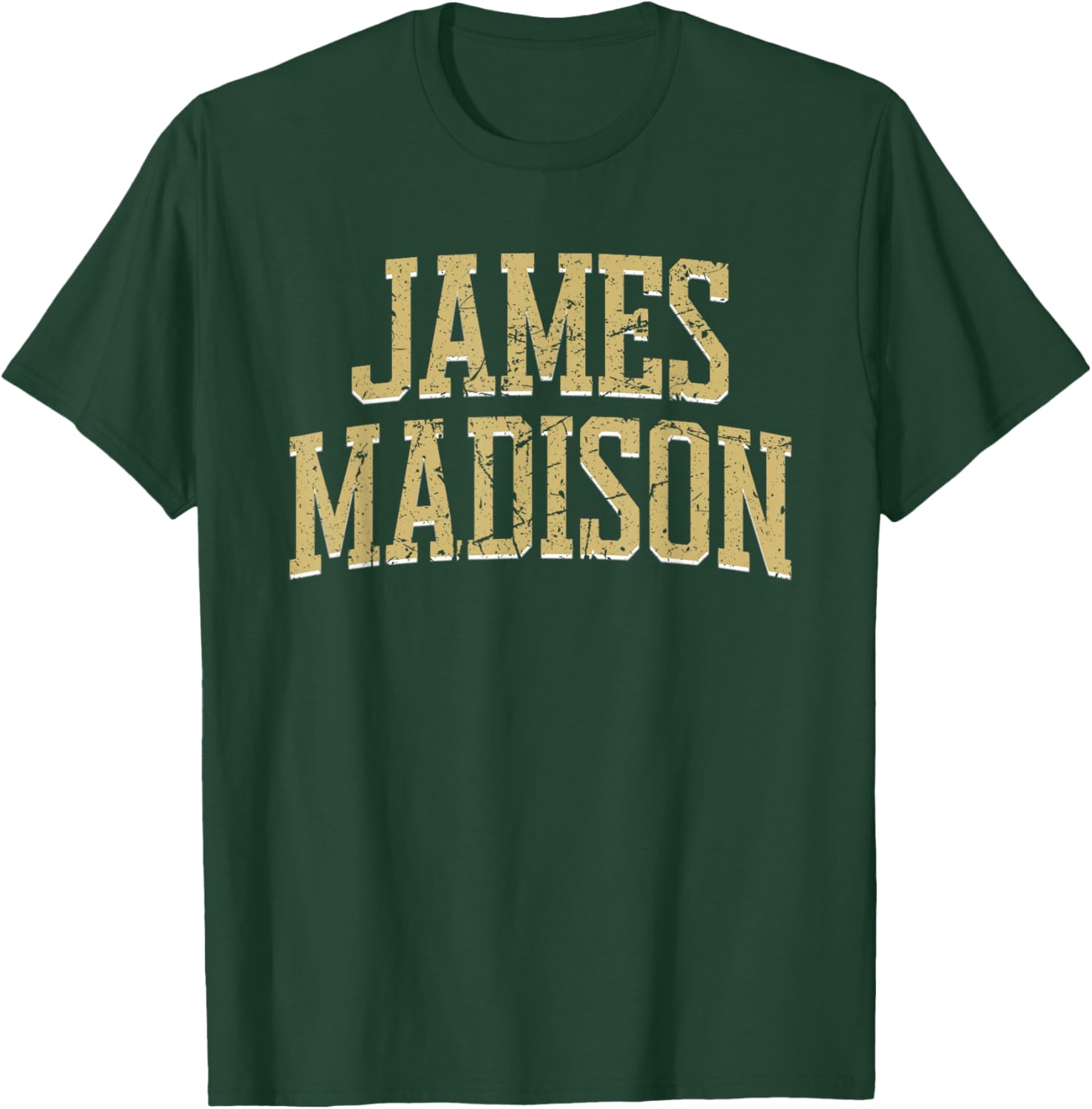 James Madison - Throwback Design - Vintage Worn Classic T-Shirt - T-Shirt | Forest