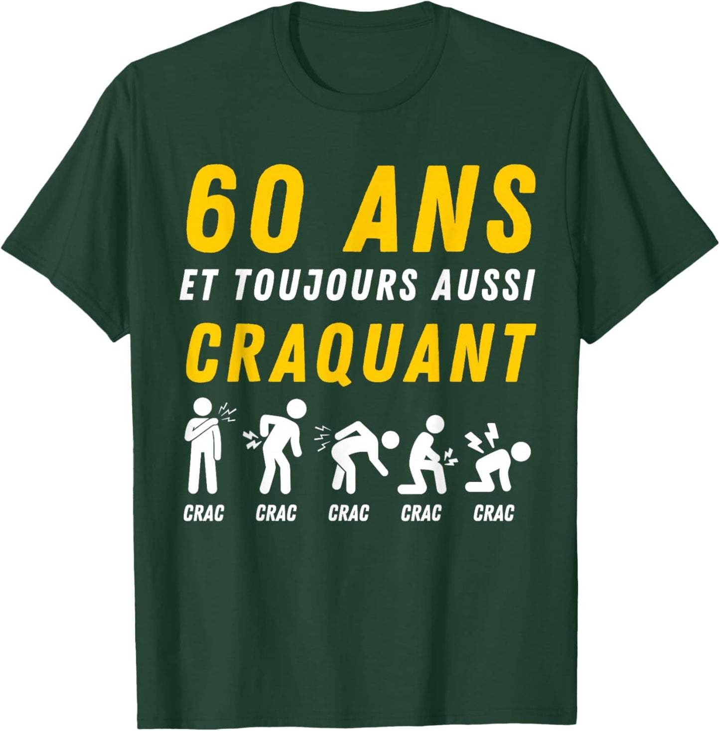 Gift Humour 60th Anniv 1966 Birthday 60 Years Man T-Shirt - T-Shirt | Forest