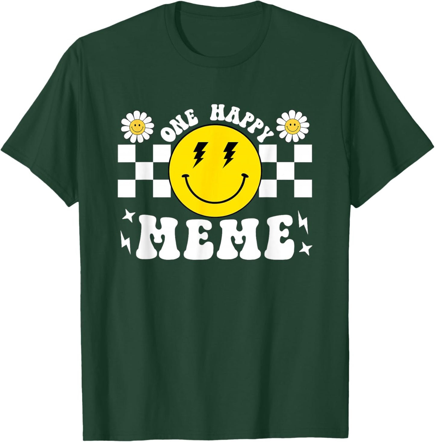 One Happy Dude Meme 1st Birthday Family Matching T-Shirt - T-Shirt | Forest