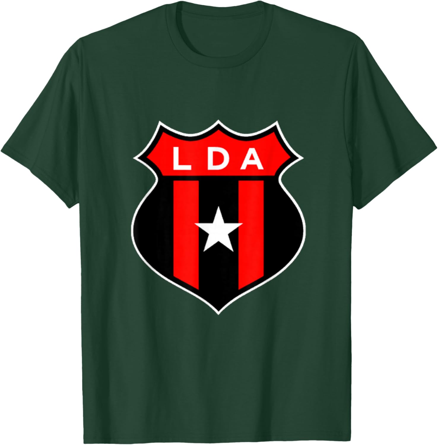 Liga Alajuelense -Adults & -Kids Black Modern Sport T-Shirt - T-Shirt | Forest