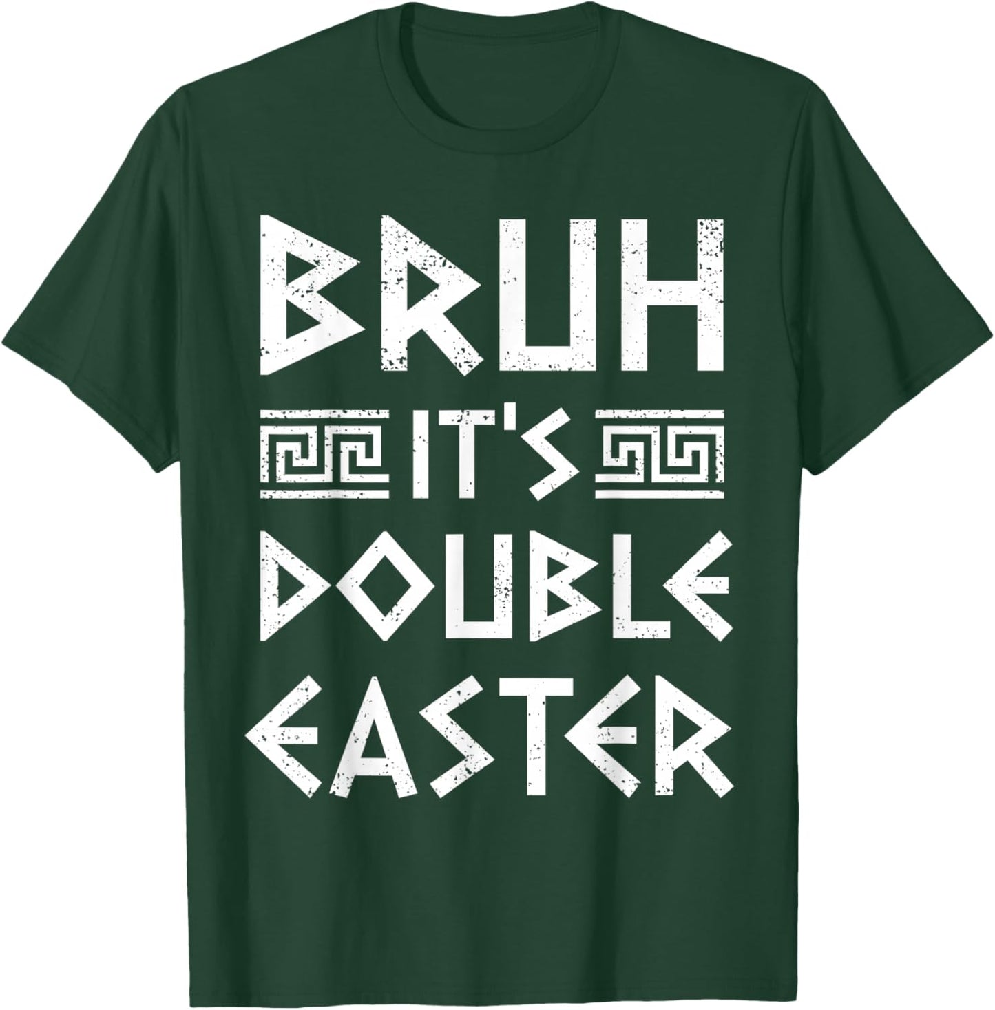 Greek Easter 2025 Christos Anesti Bruh Orthodox Greek Easter T-Shirt - T-Shirt | Forest
