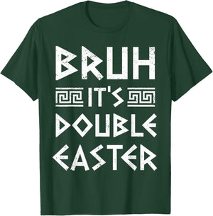 Greek Easter 2025 Christos Anesti Bruh Orthodox Greek Easter T-Shirt - T-Shirt | Forest
