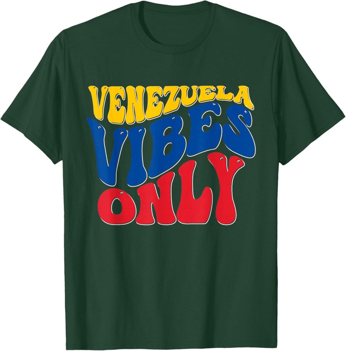 Venezuela Vibes Only Hispanic Heritage Venezuelan T-Shirt - T-Shirt | Forest