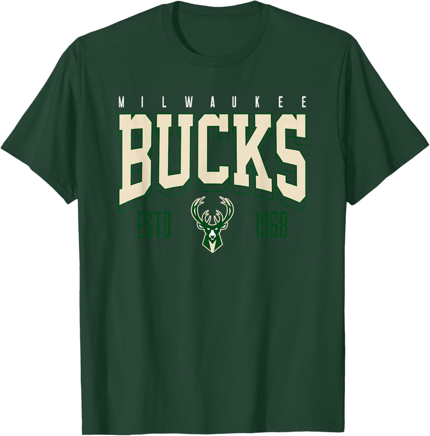 Offizieller NBA-Battle-Test der Milwaukee Bucks T-Shirt - T-Shirt | Forest