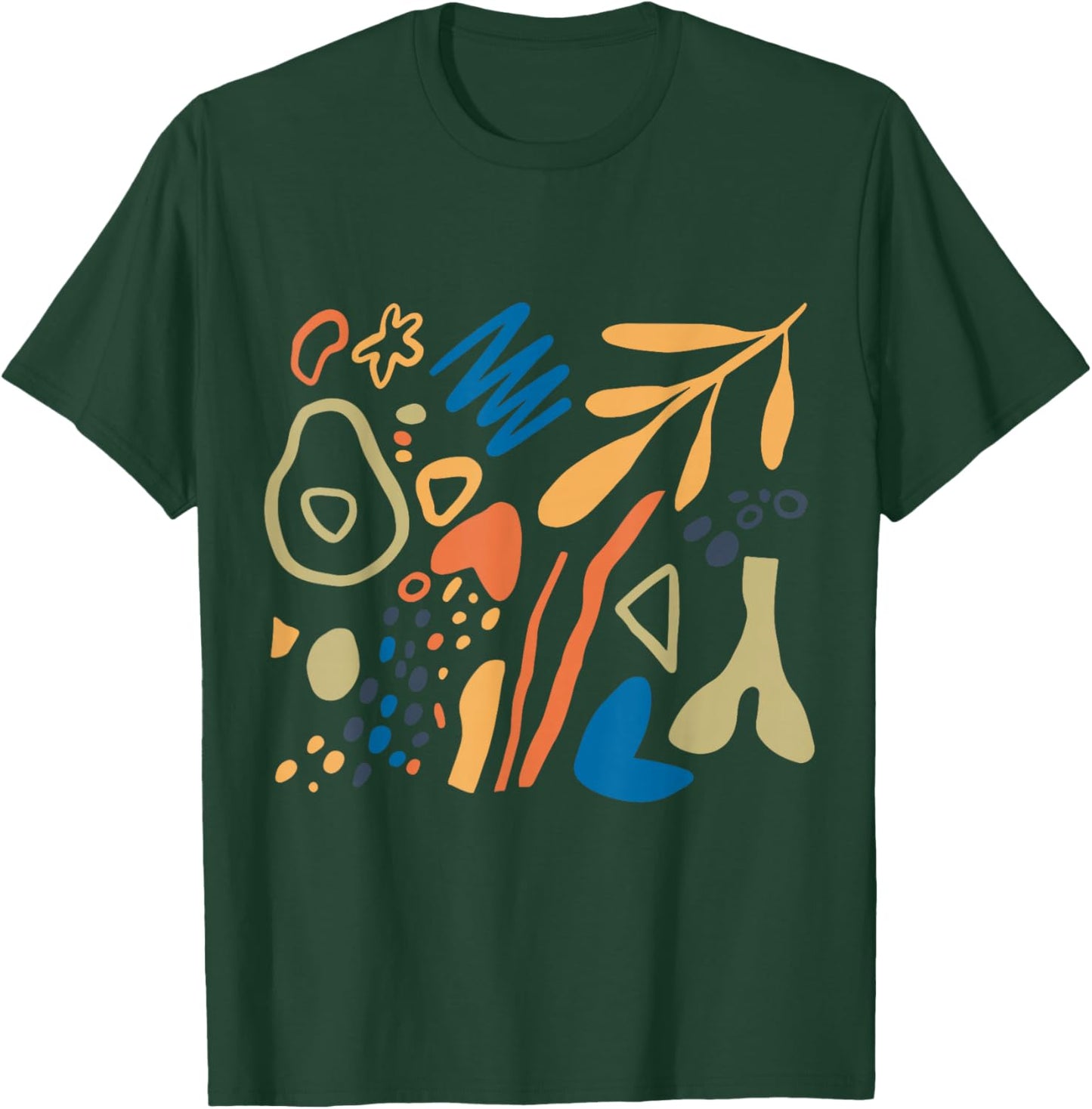 Matisse Painting Ästhetische Kunst Floral Abstrakt Herbst T-Shirt - T-Shirt | Forest