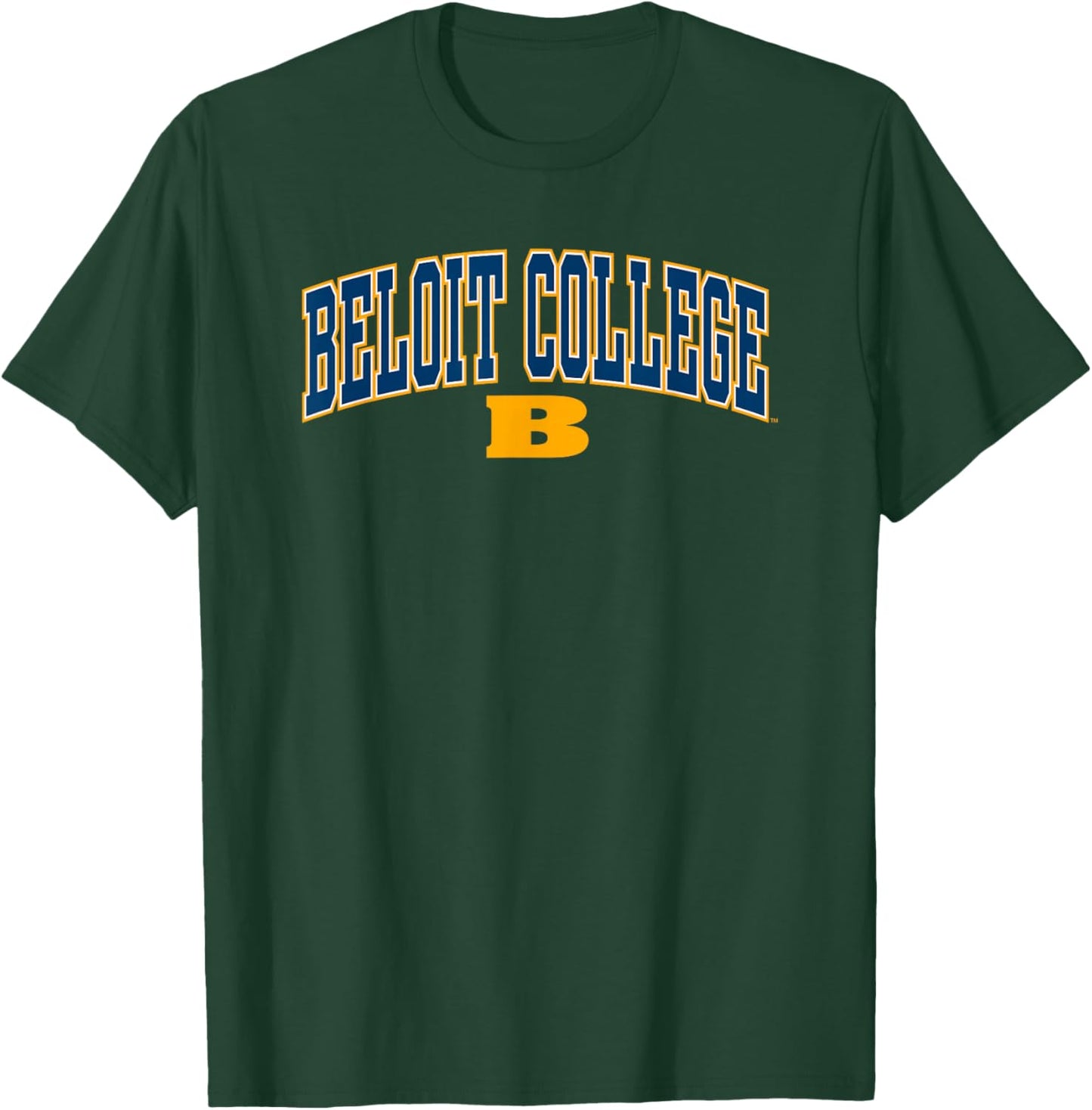 Beloit Buccaneers Arch Over Officially Licensed T-Shirt - T-Shirt | Forest
