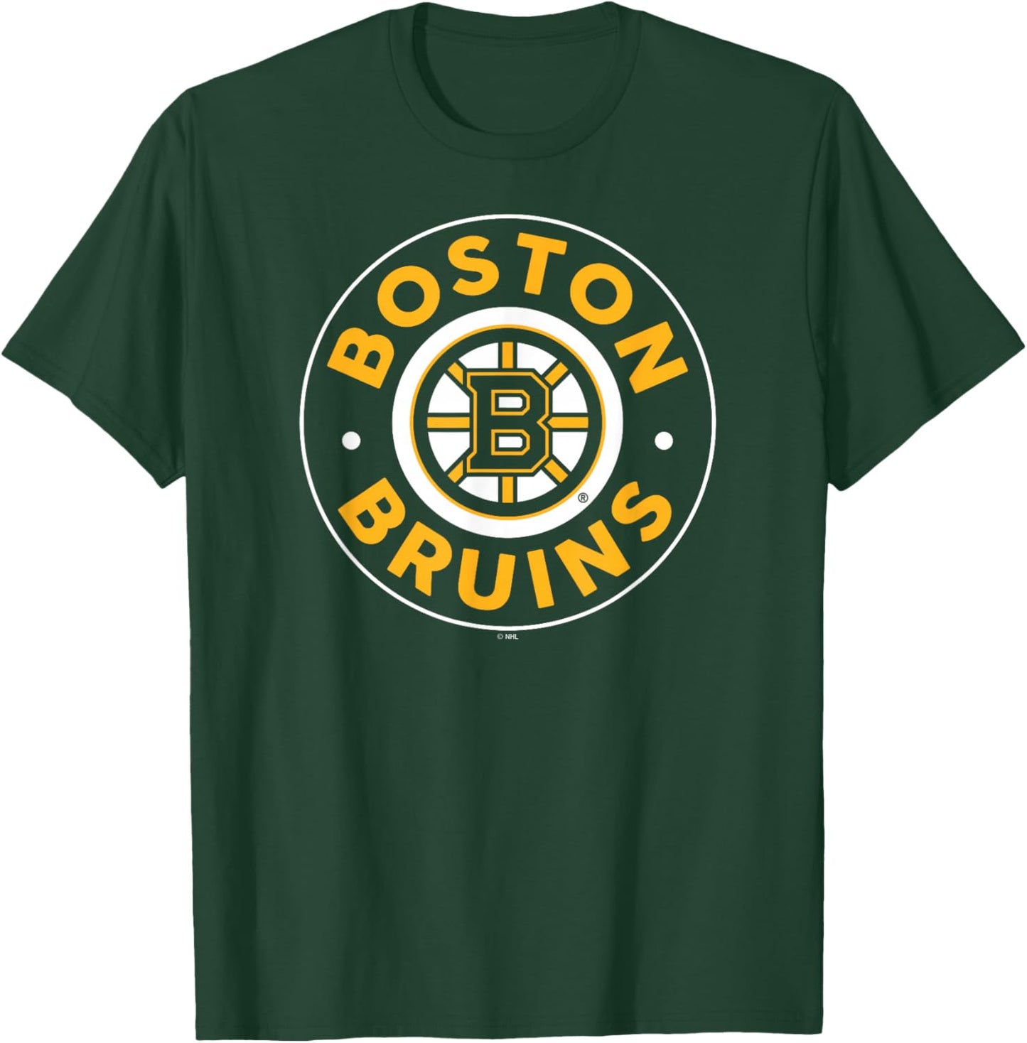 Boston Bruins Symbol Black Officially Licensed T-Shirt - T-Shirt | Forest