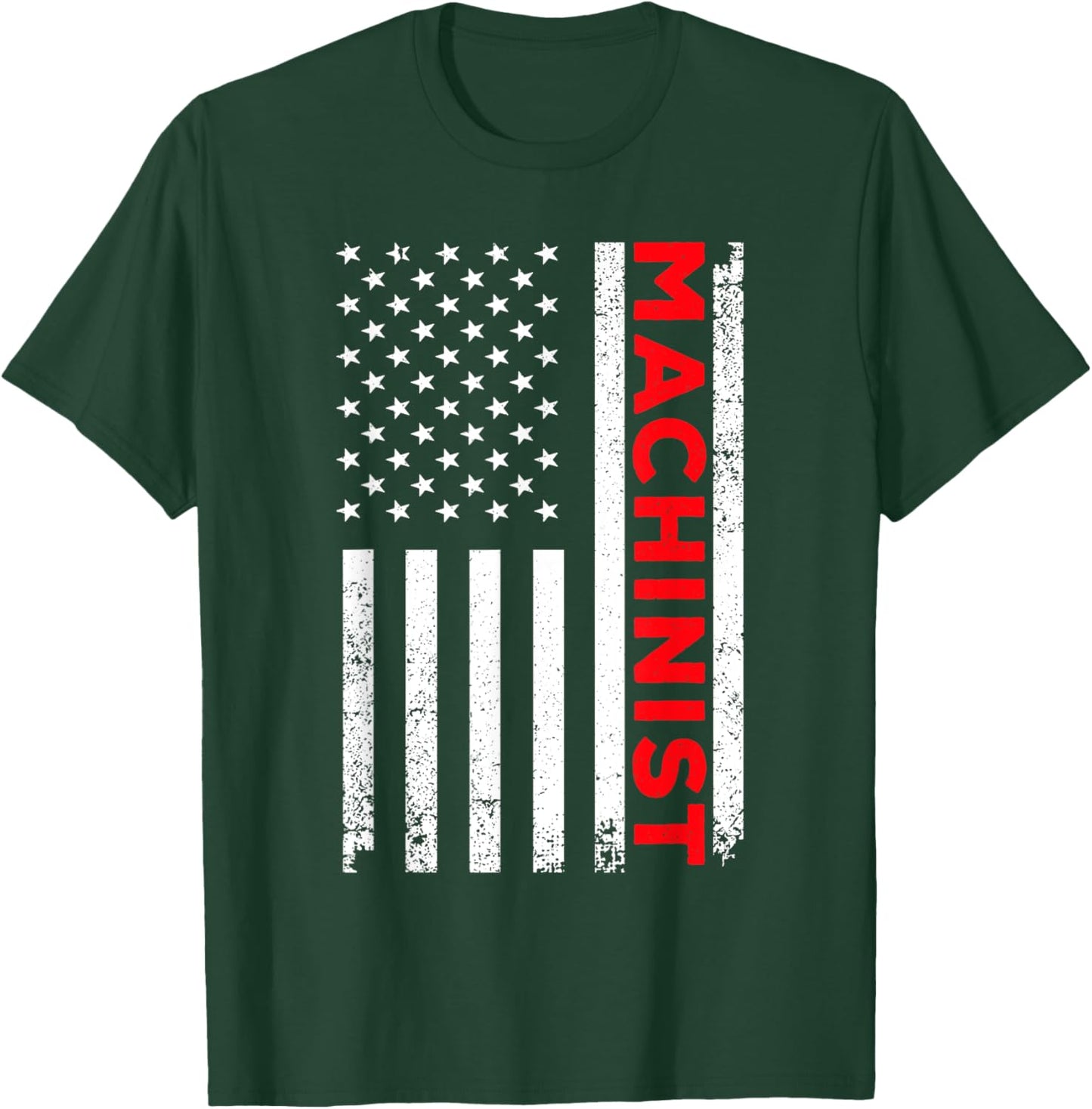 Machinist Art Dad Machine Operator CNC Machinist T-Shirt - T-Shirt | Forest