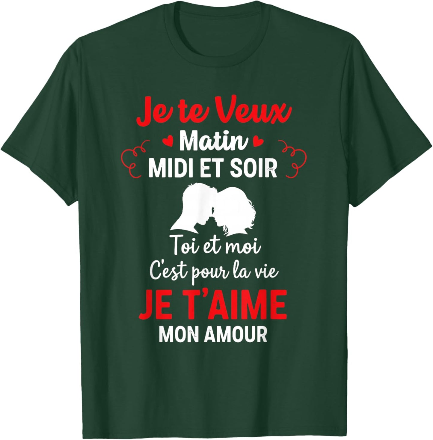Valentine's Day You And Me Love Couple Matching Valentine's Day T-Shirt - T-Shirt | Forest