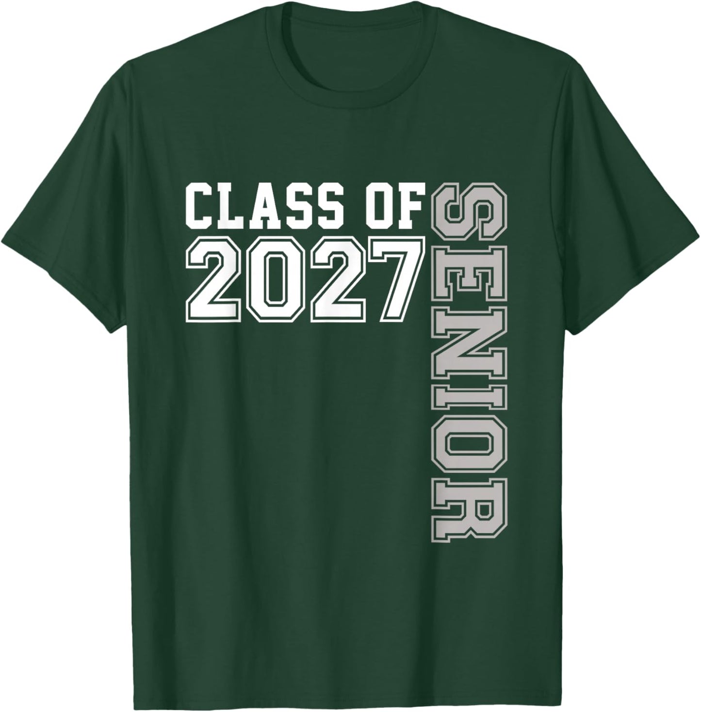 Senior 2027 Class of 2027 Seniors Graduation 2027 Senior 27 T-Shirt - T-Shirt | Forest