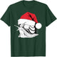 Joyful Snail Santa on Snail Christmas T-Shirt - T-Shirt | Forest