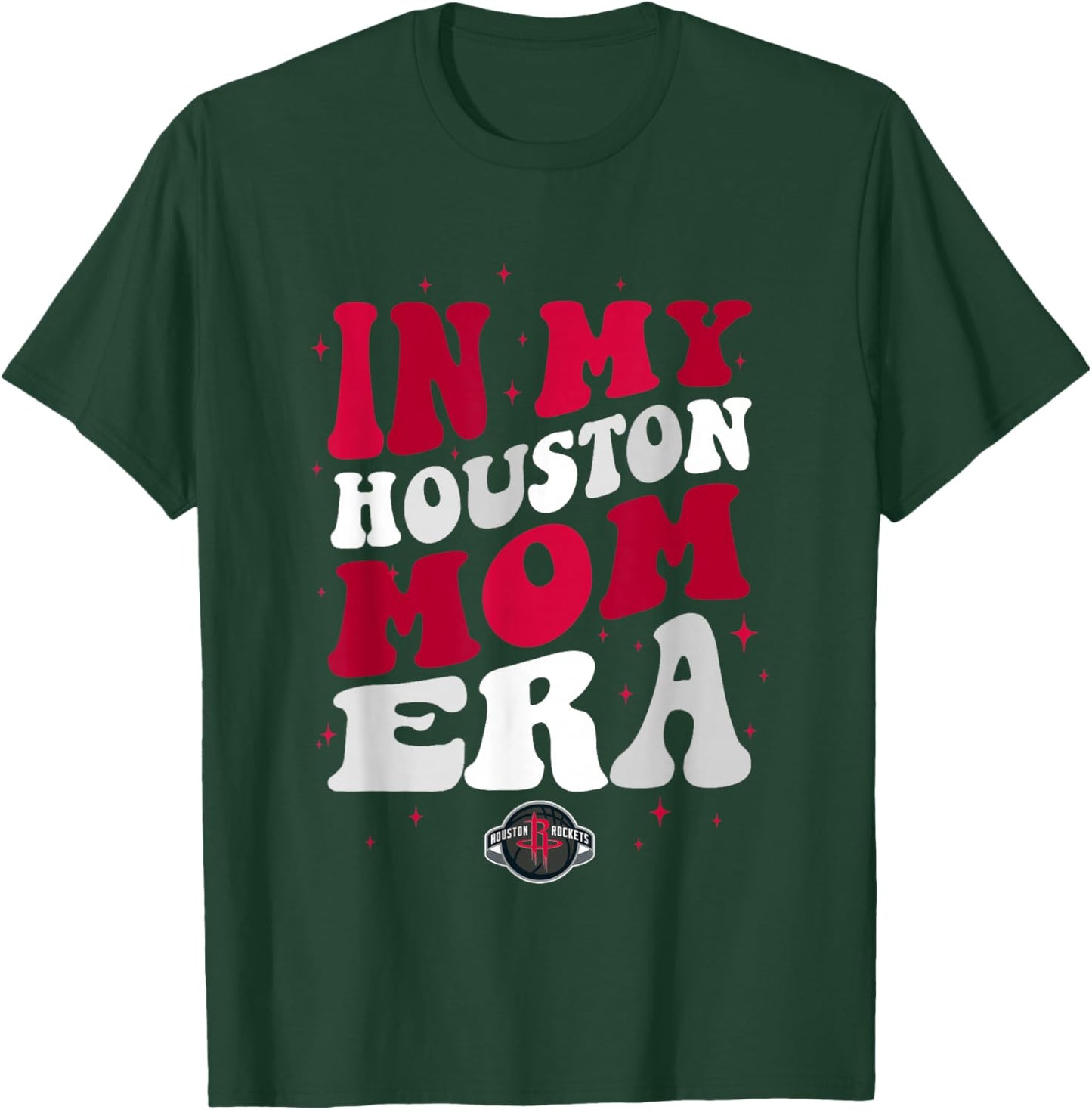 NBA Houston Rockets In My Houston Mom Era Logo T-Shirt - T-Shirt | Forest
