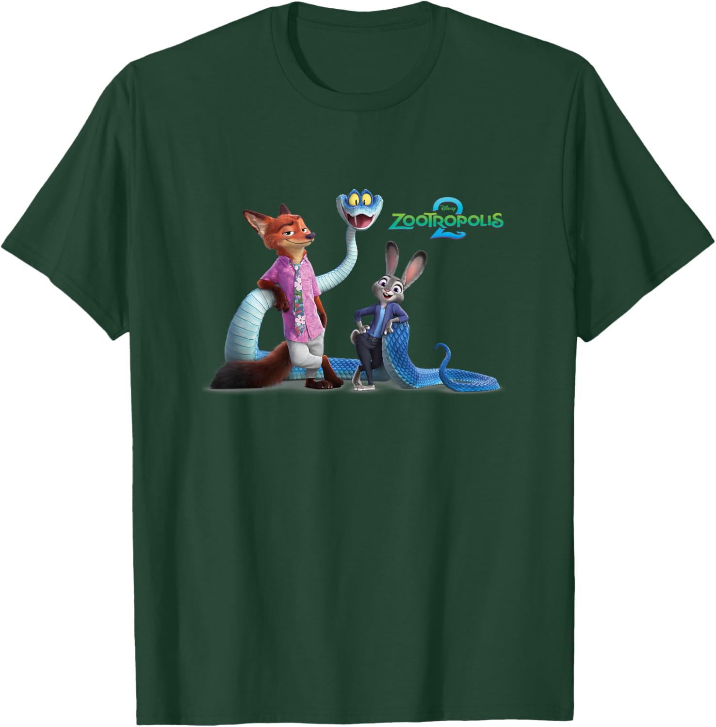 Zoomania Characters T-Shirt - T-Shirt | Forest