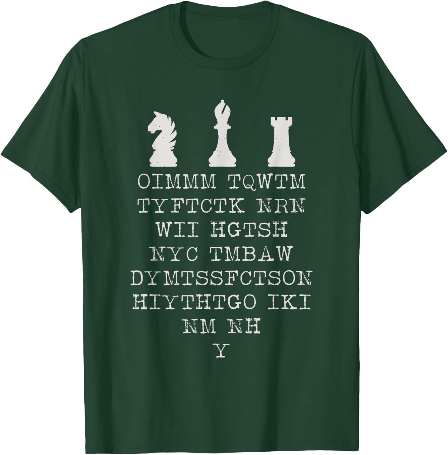 Cryptic Chess Puzzle Mystery Design Mystery/Puzzle T-Shirt - T-Shirt | Forest