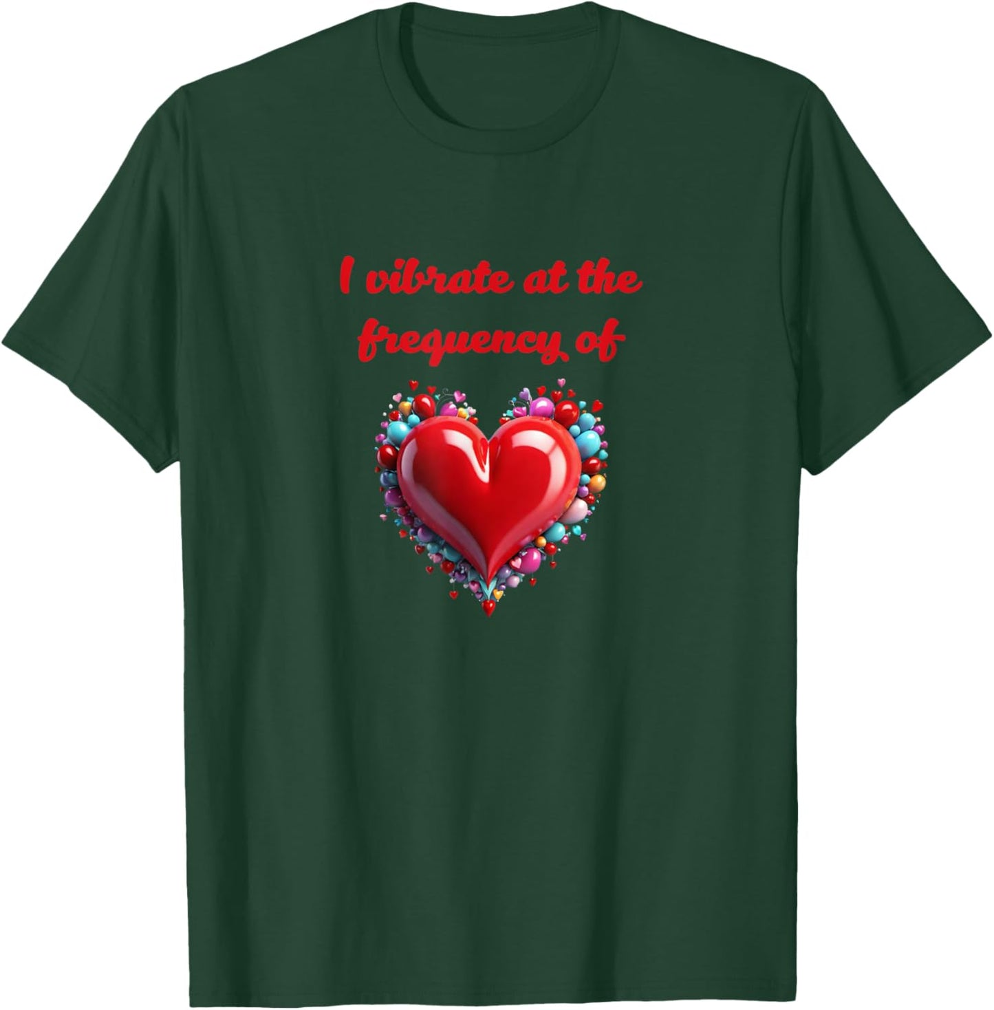 Metaphysical Love Frequency Design T-Shirt - T-Shirt | Forest