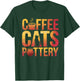 Coffee Cats Pottery Funny Pottery T-Shirt - T-Shirt | Forest