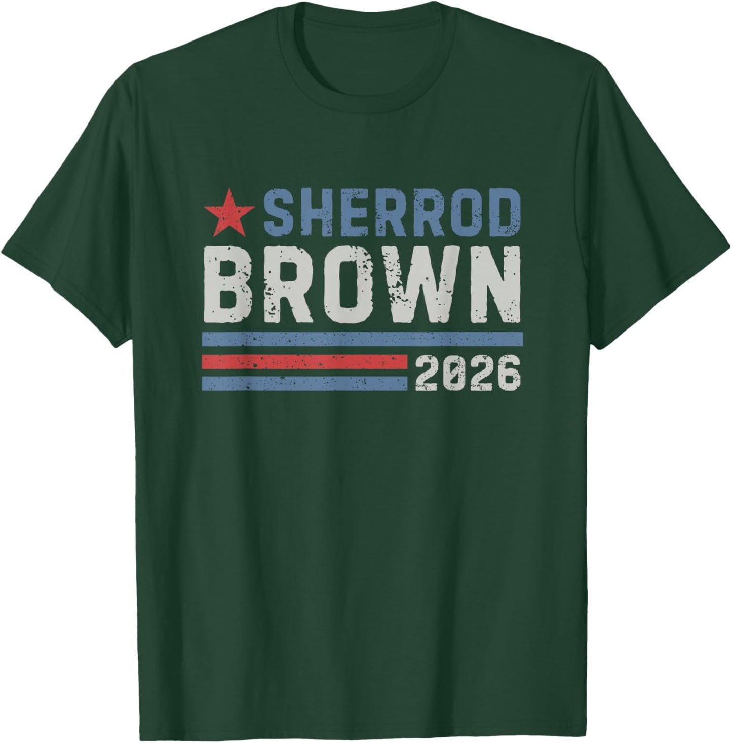 Sherrod Brown for U.S. Senate from Ohio 2026 Vintage T-Shirt - T-Shirt | Forest