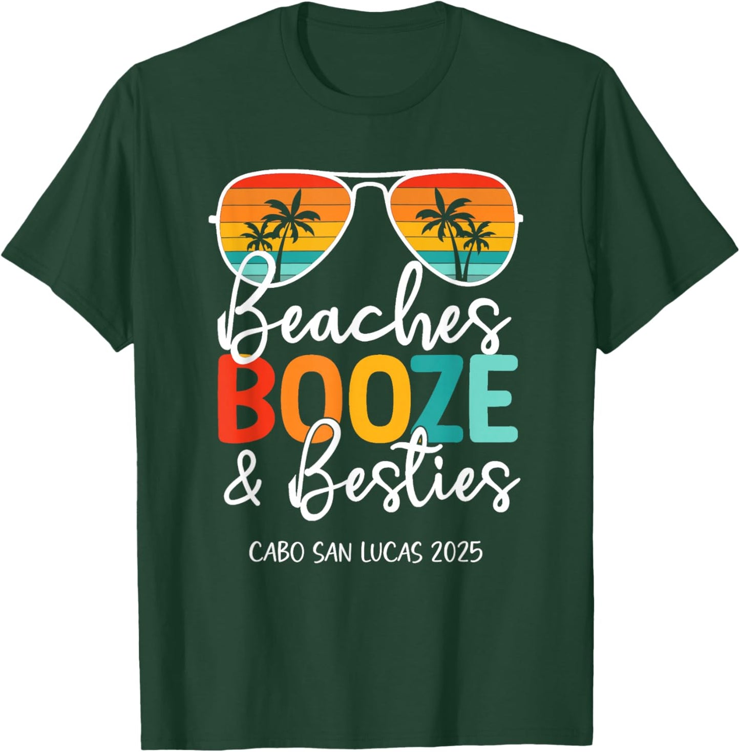 Girls Trip 2025 Cabo San Lucas Mexico Weekend Summer T-Shirt - T-Shirt | Forest