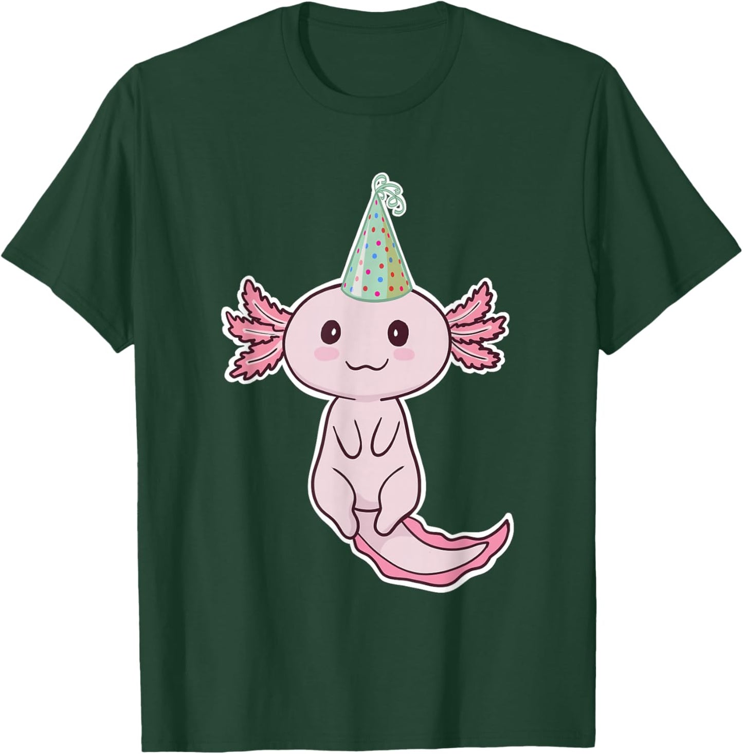 Party Axolotl T-Shirt - T-Shirt | Forest