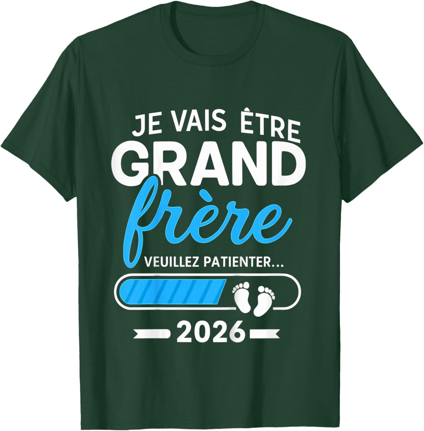 Kid I Will Be Big Brother 2026 Boy Future Big Brother Funny T-Shirt - T-Shirt | Forest