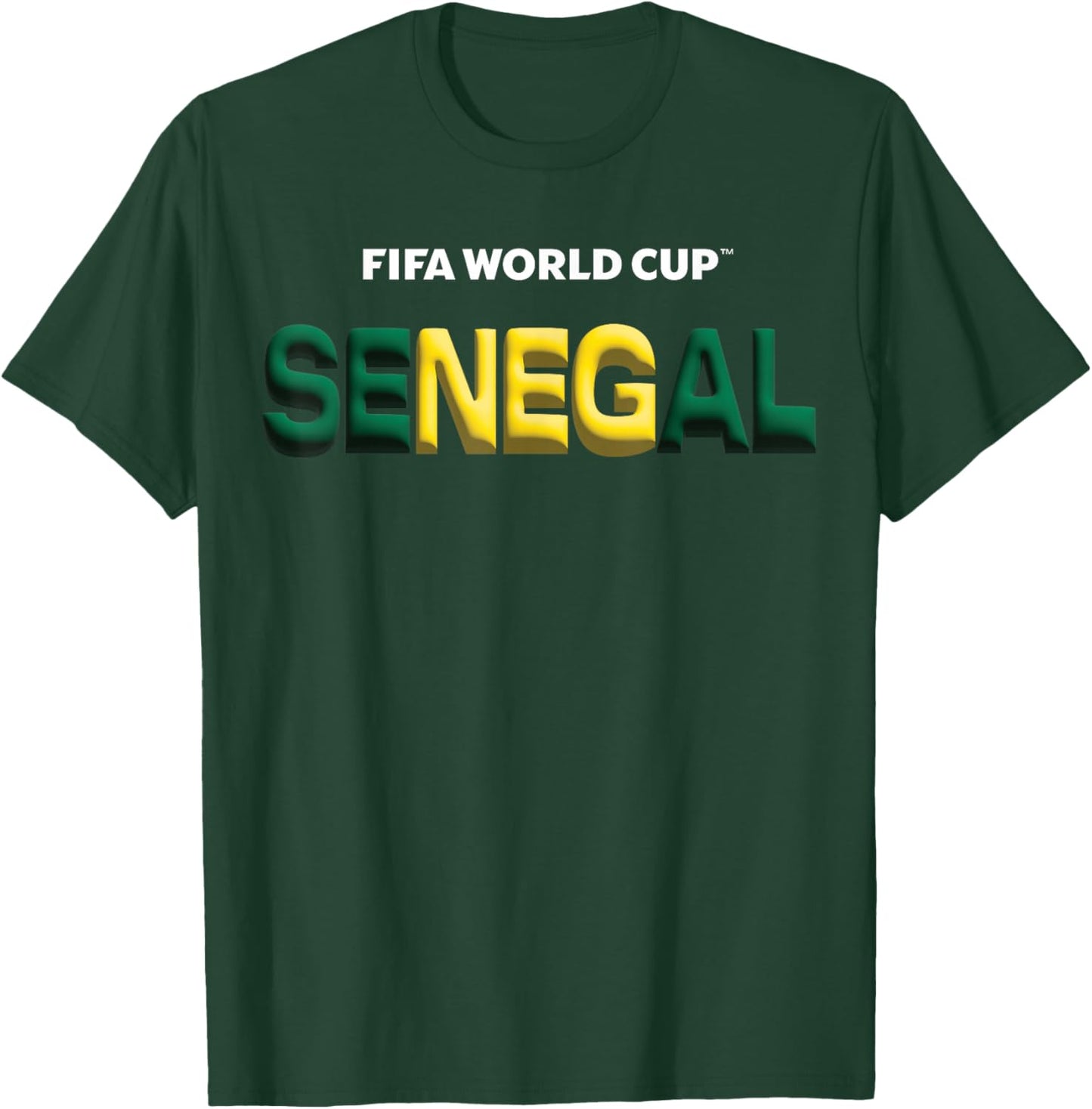 FIFA World CUP26 Senegal Bubble Color T-Shirt - T-Shirt | Forest