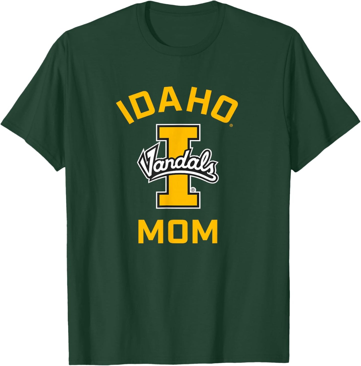 University of Idaho Vandals Arched Mom T-Shirt - T-Shirt | Forest