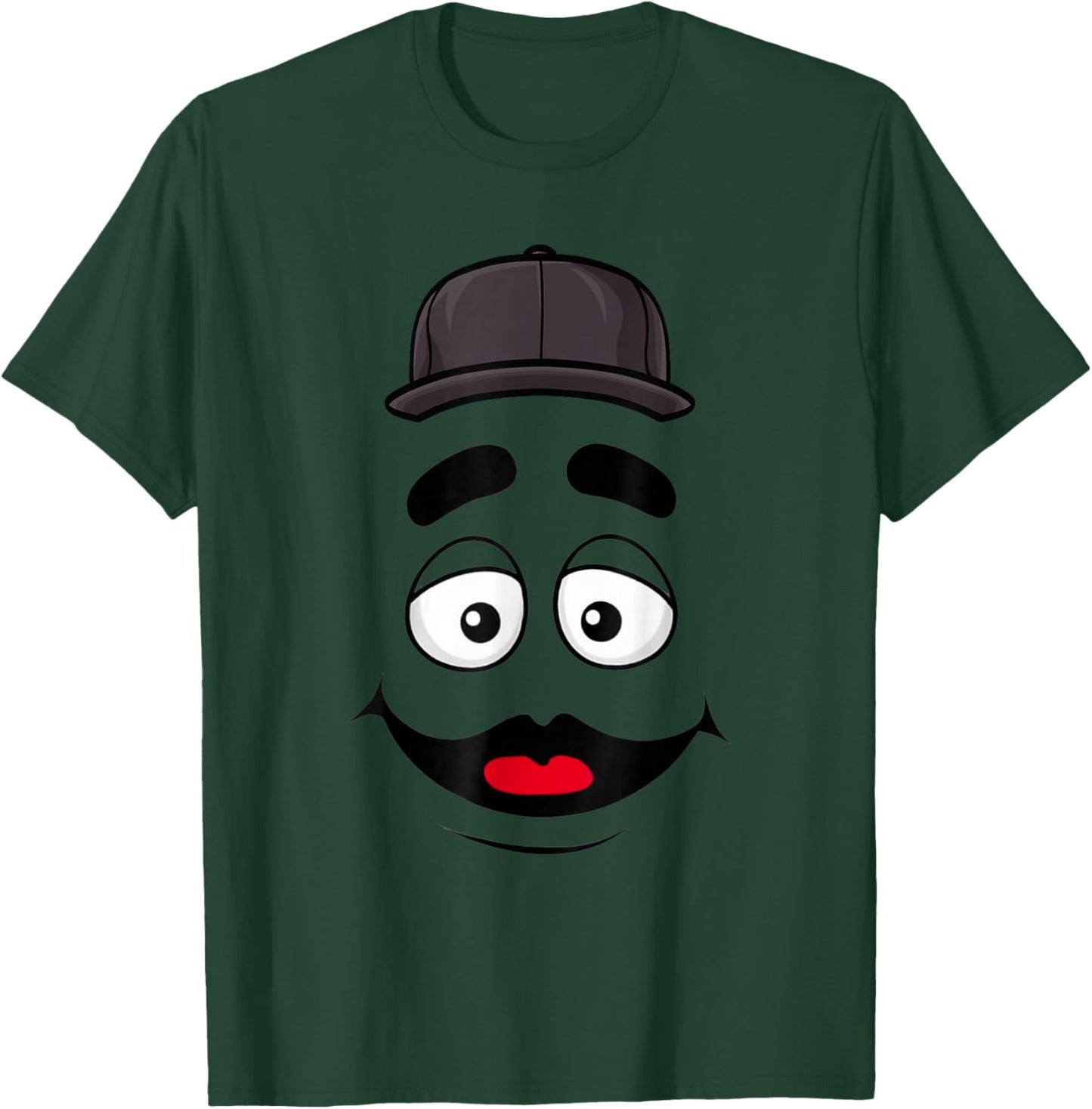 Funny Grimace Face For Halloween Costume T-Shirt - T-Shirt | Forest