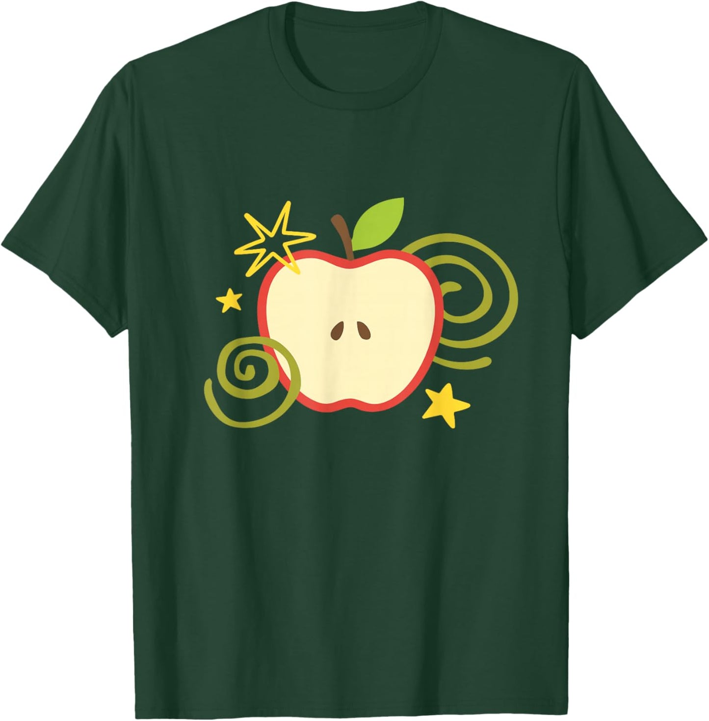 Apple y2k Whimsy Twee Kawaii Cute Heisei Retro Summer Teen T-Shirt - T-Shirt | Forest