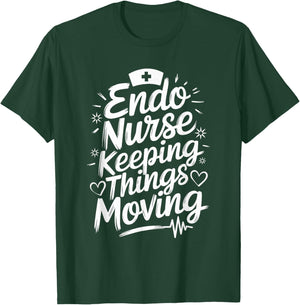 Gastroenterology Nurse Endoscopy Nurse Design Endo Nurse T-Shirt - T-Shirt | Forest