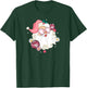 Pink Retro Disco Santa Christmas Bling T-Shirt - T-Shirt | Forest