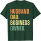Best Business Owner Art For Husband Dad Small Business Owner T-Shirt - T-Shirt | Forest