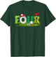 4th Birthday Golf Theme 4 Year Old Kids Sport Party T-Shirt - T-Shirt | Forest