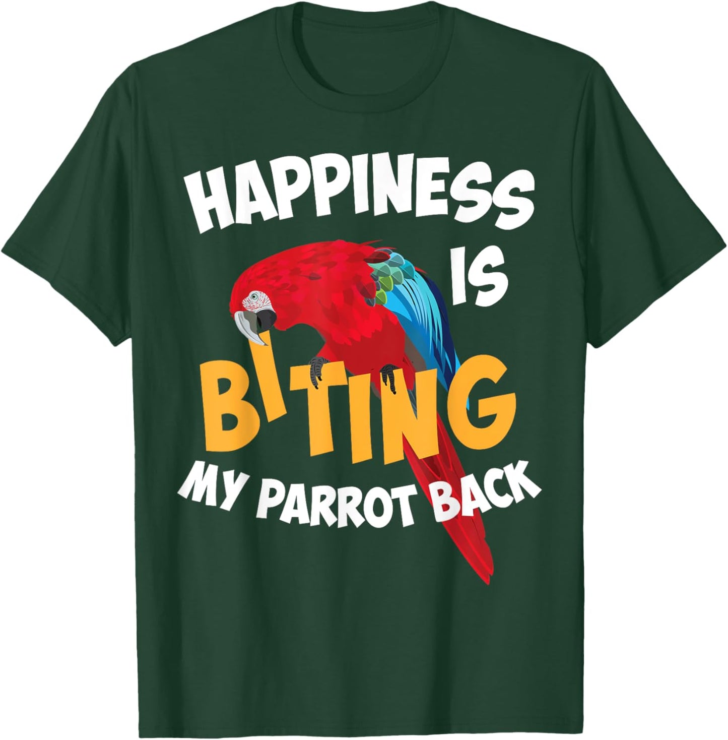 Cool Parrot Art Women Cockatoo Cockatiel Macaw Bird T-Shirt - T-Shirt | Forest