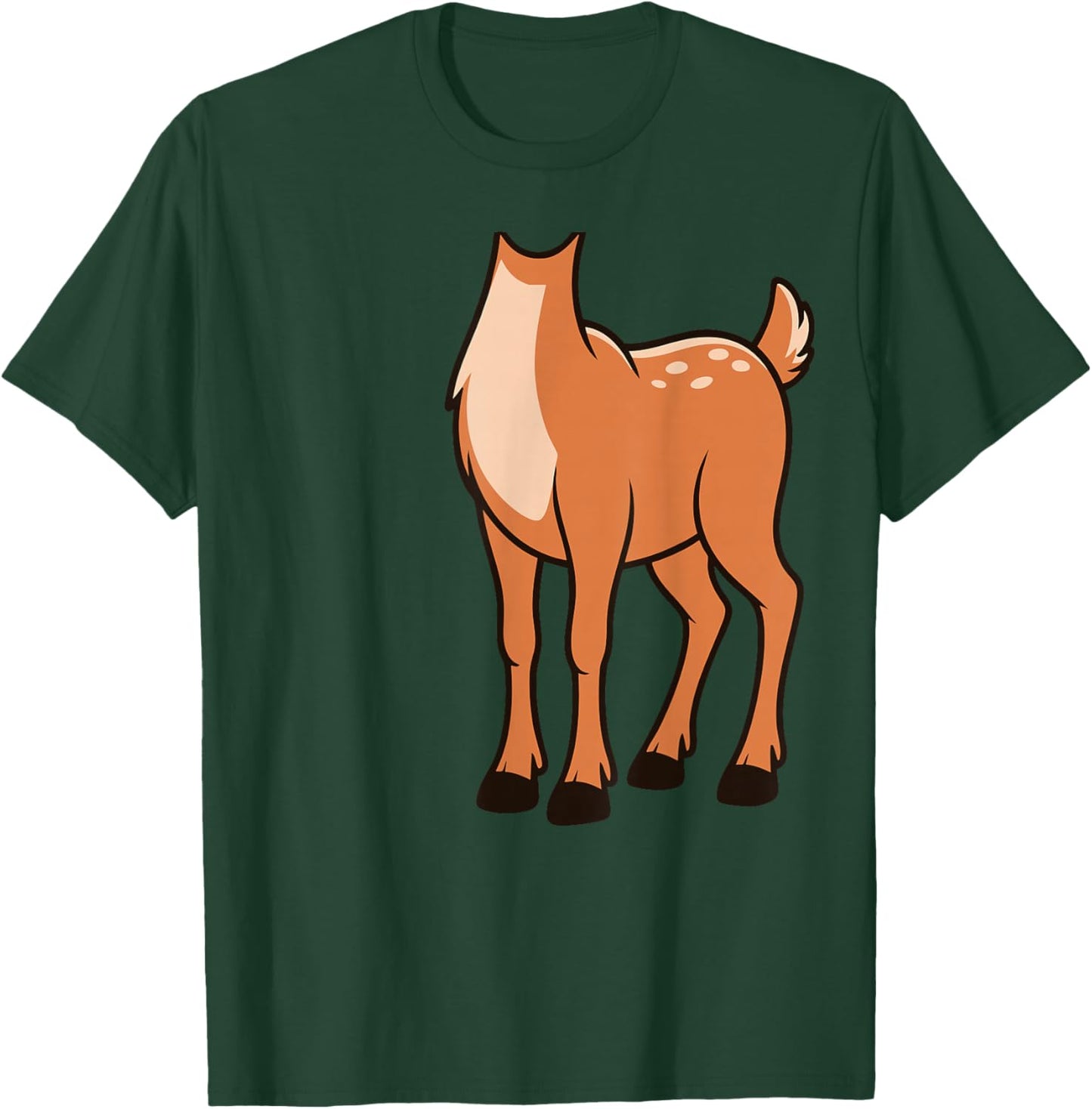 Reindeer Shirt Adult Children Men Women Brown Deer Costume T-Shirt - T-Shirt | Forest