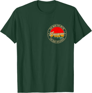 Pawpaw the Man the Myth the Bad Influence Vintage Retro T-Shirt - T-Shirt | Forest