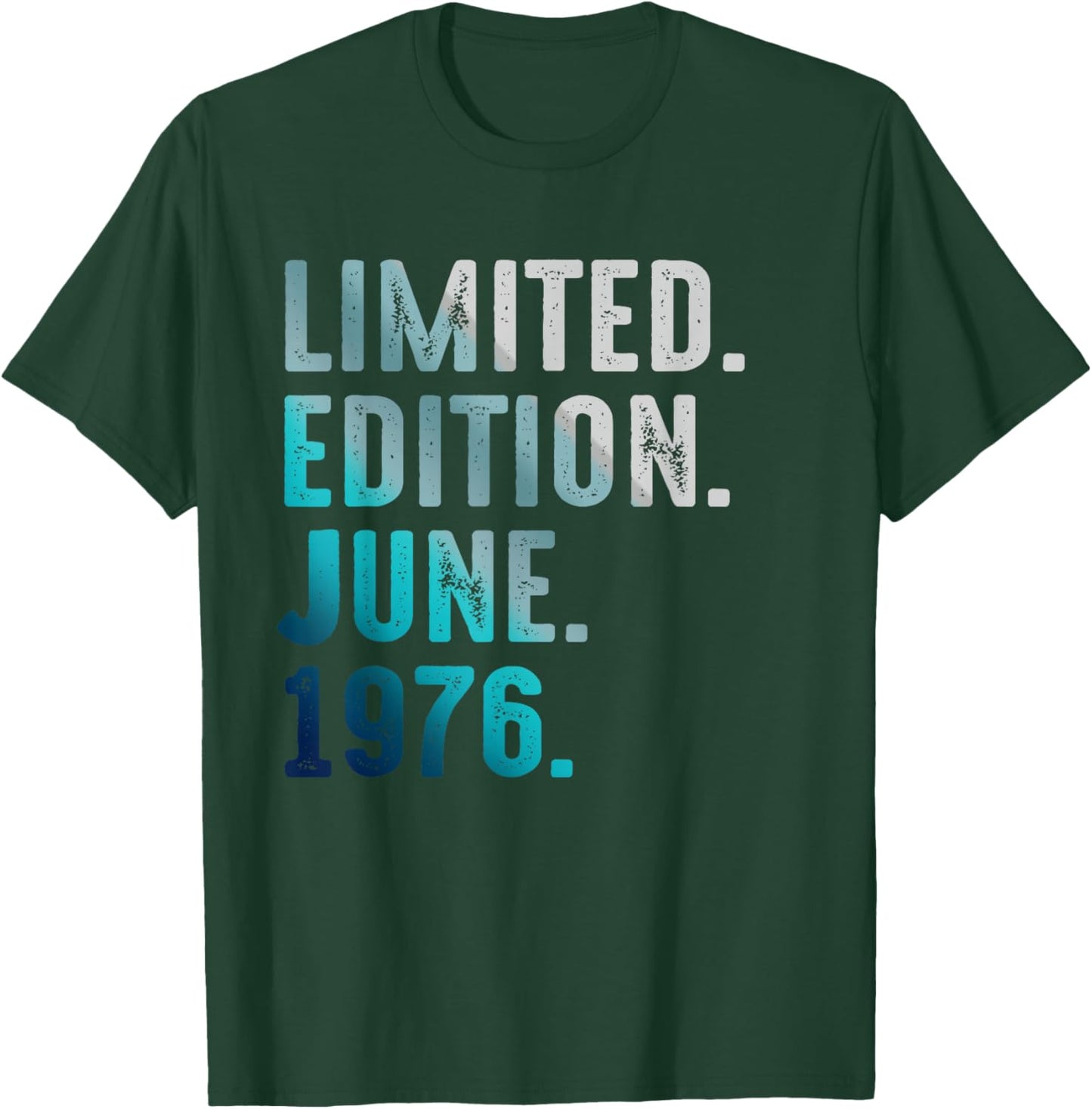 Édition limitée Juin 1976 Retro Vintage 1976 T-Shirt - T-Shirt | Forest
