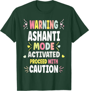 ASHANTI Personalized Women's Gift Custom ASHANTI T-Shirt - T-Shirt | Forest