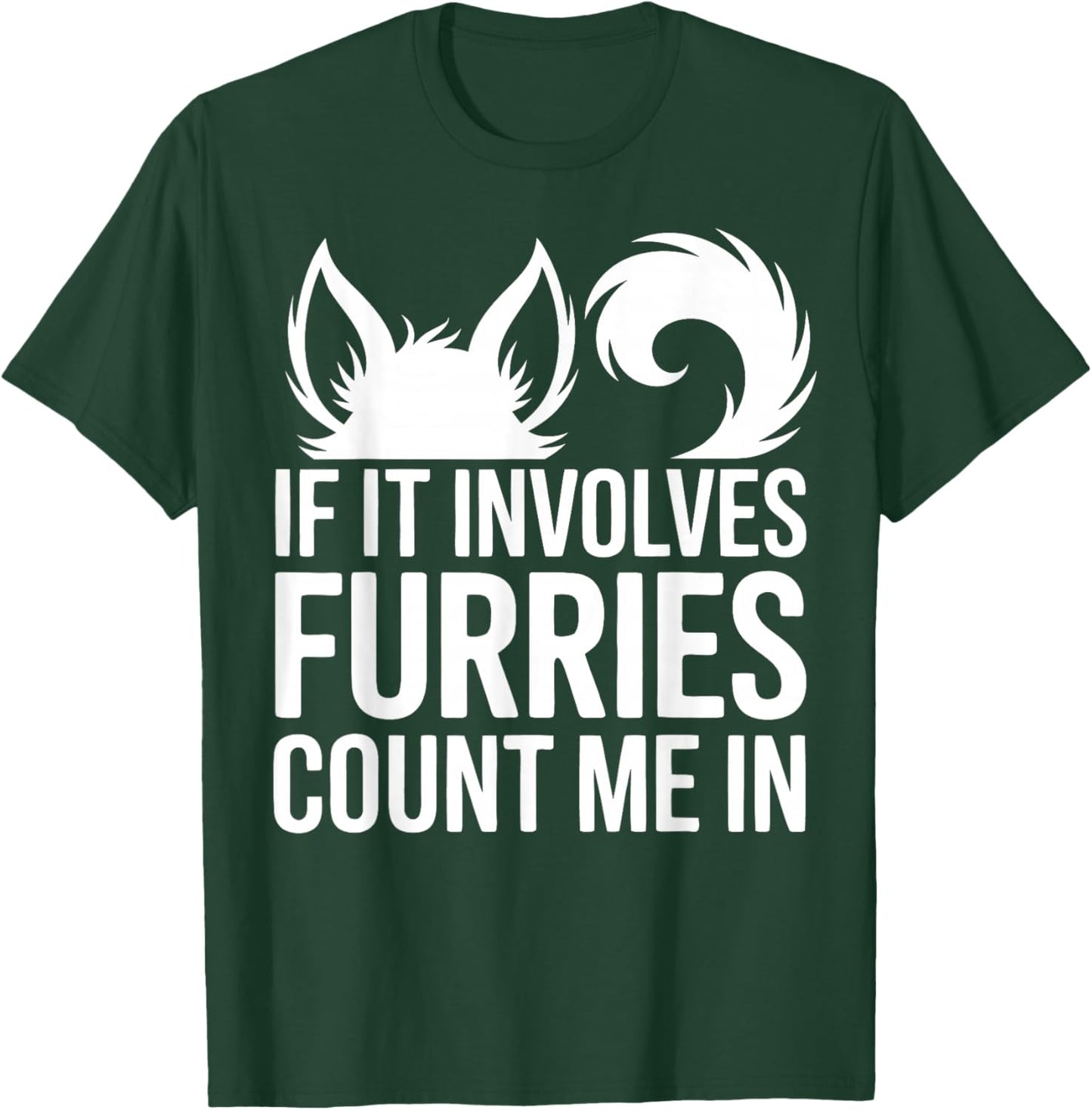 Furry Fandom Animal Fursonas Convention Furries T-Shirt - T-Shirt | Forest