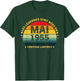 Retro Mai 1955 Édition limitée 71 Ans 71e Anniversaire T-Shirt - T-Shirt | Forest