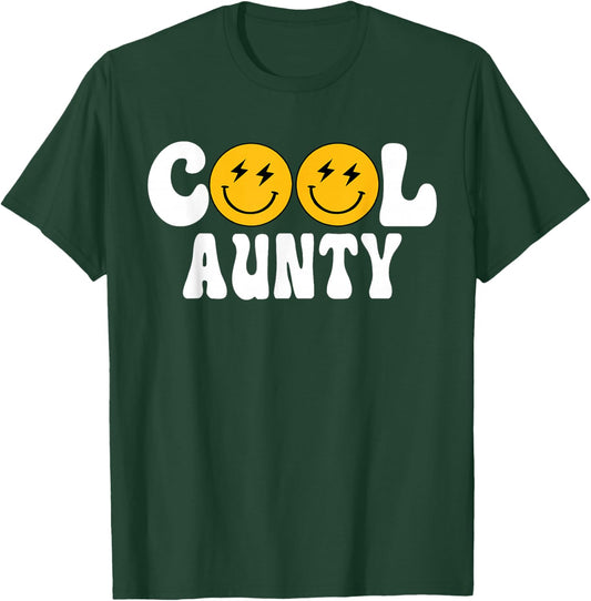Aunty One Happy Dude Birthday Theme Family Matching T-Shirt - T-Shirt | Forest