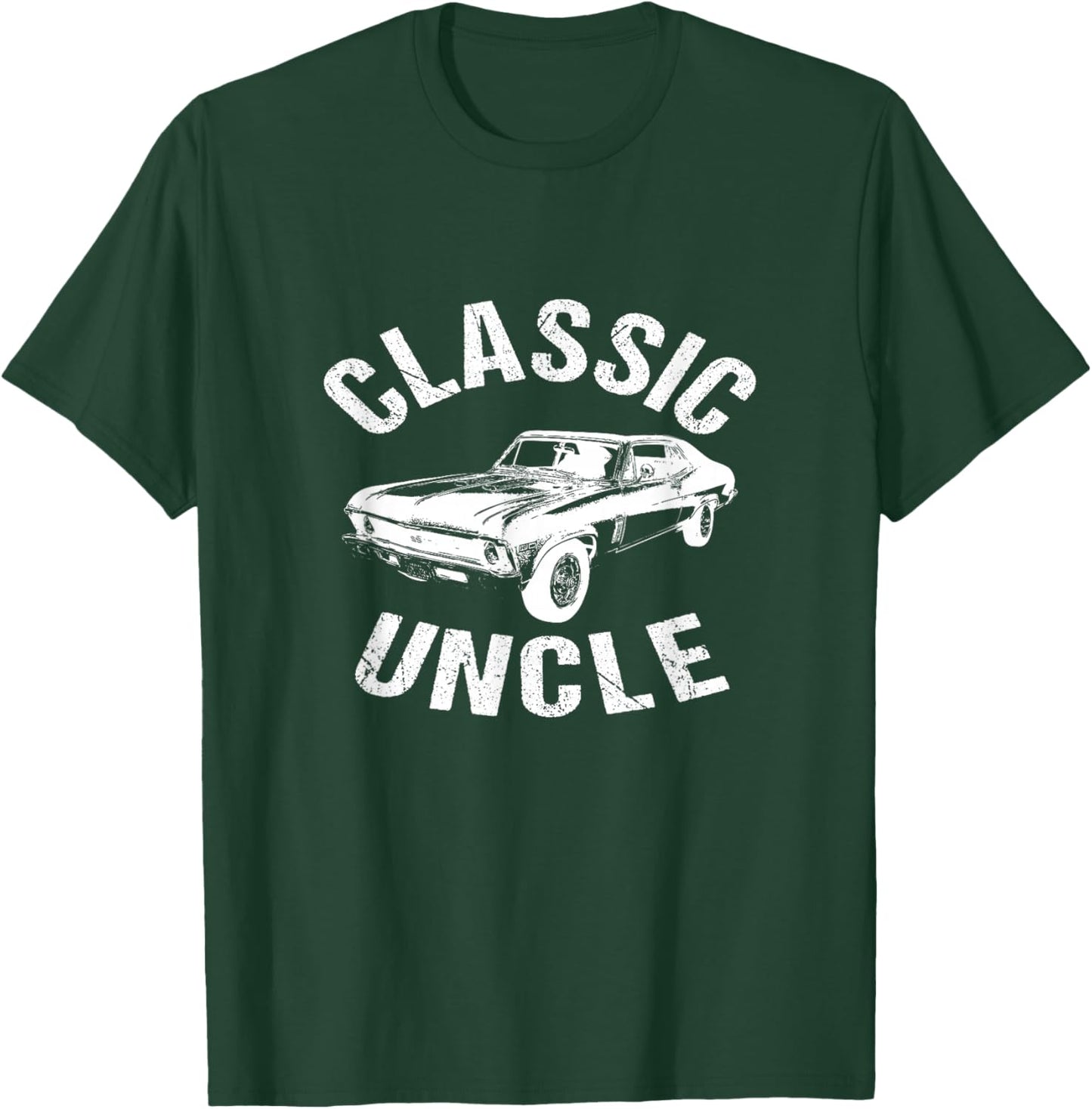Classic Uncle Vintage Car T-Shirt - T-Shirt | Forest