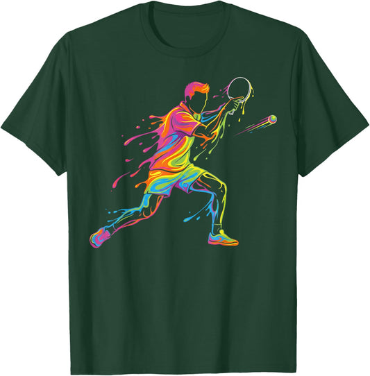 Table Tennis Ping Pong Men Kids Boys T-Shirt - T-Shirt | Forest