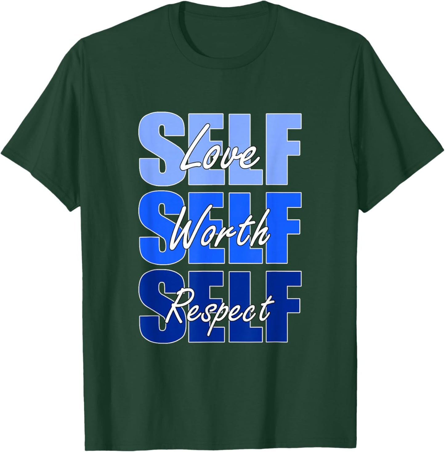 Blue Self-ish X3 Royal Blue Graphic T-Shirt - T-Shirt | Forest