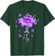 Purple Ribbon Daisy Faith - Epilepsy Awareness Gift T-Shirt - T-Shirt | Forest