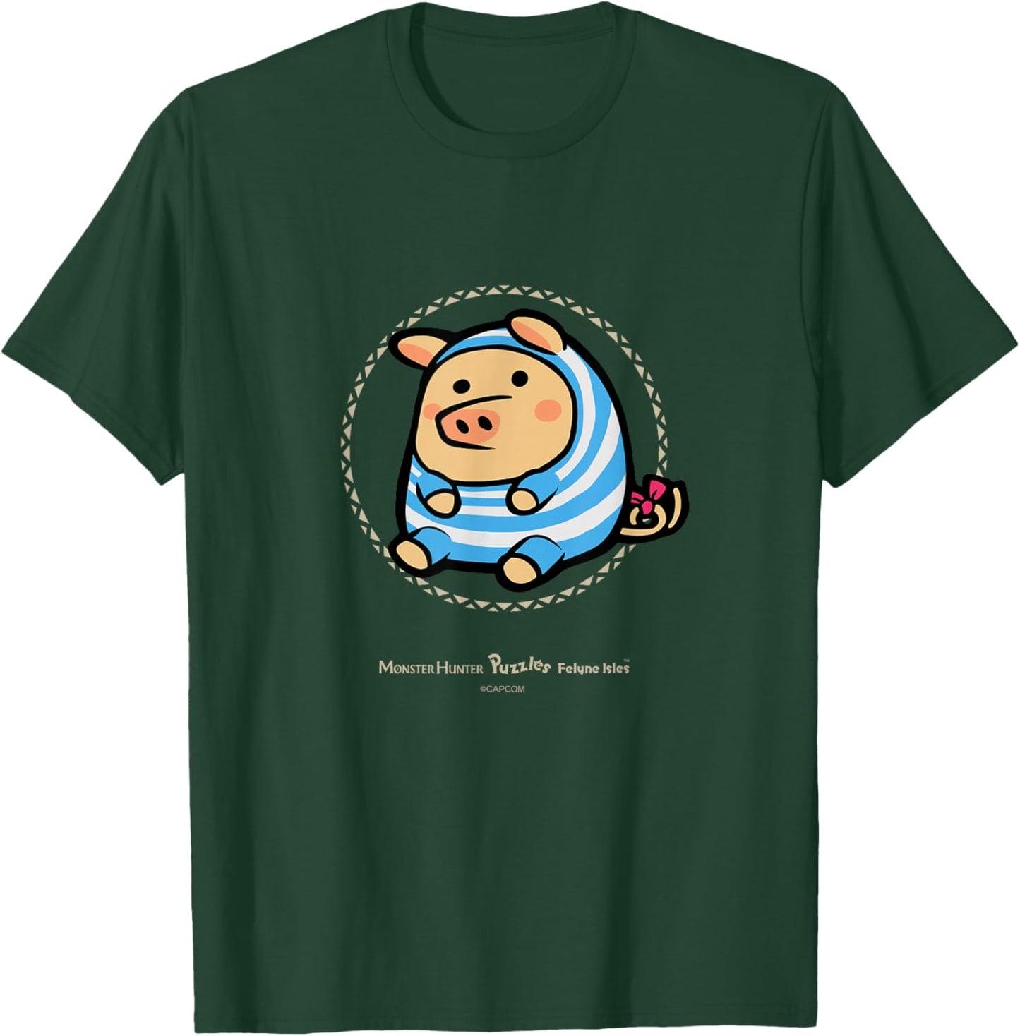 Monster Hunter Puzzles: Felyne Isles Radical Poogie T-Shirt - T-Shirt | Forest