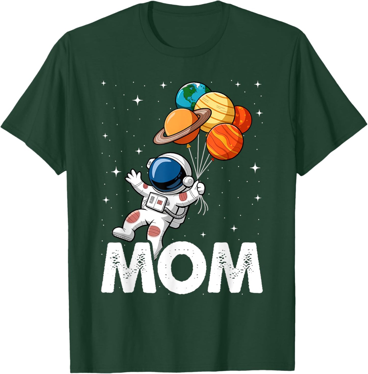 Mom Space Theme T-Shirt - T-Shirt | Forest