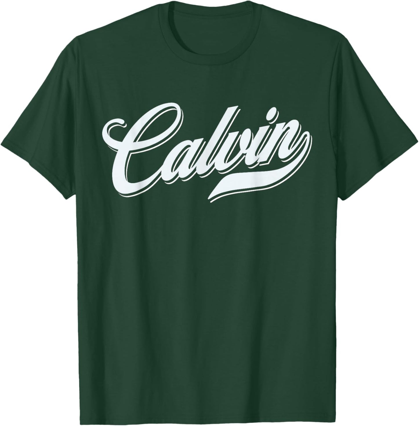 Boys Funny Gift Funny Name For Calvin T-Shirt - T-Shirt | Forest