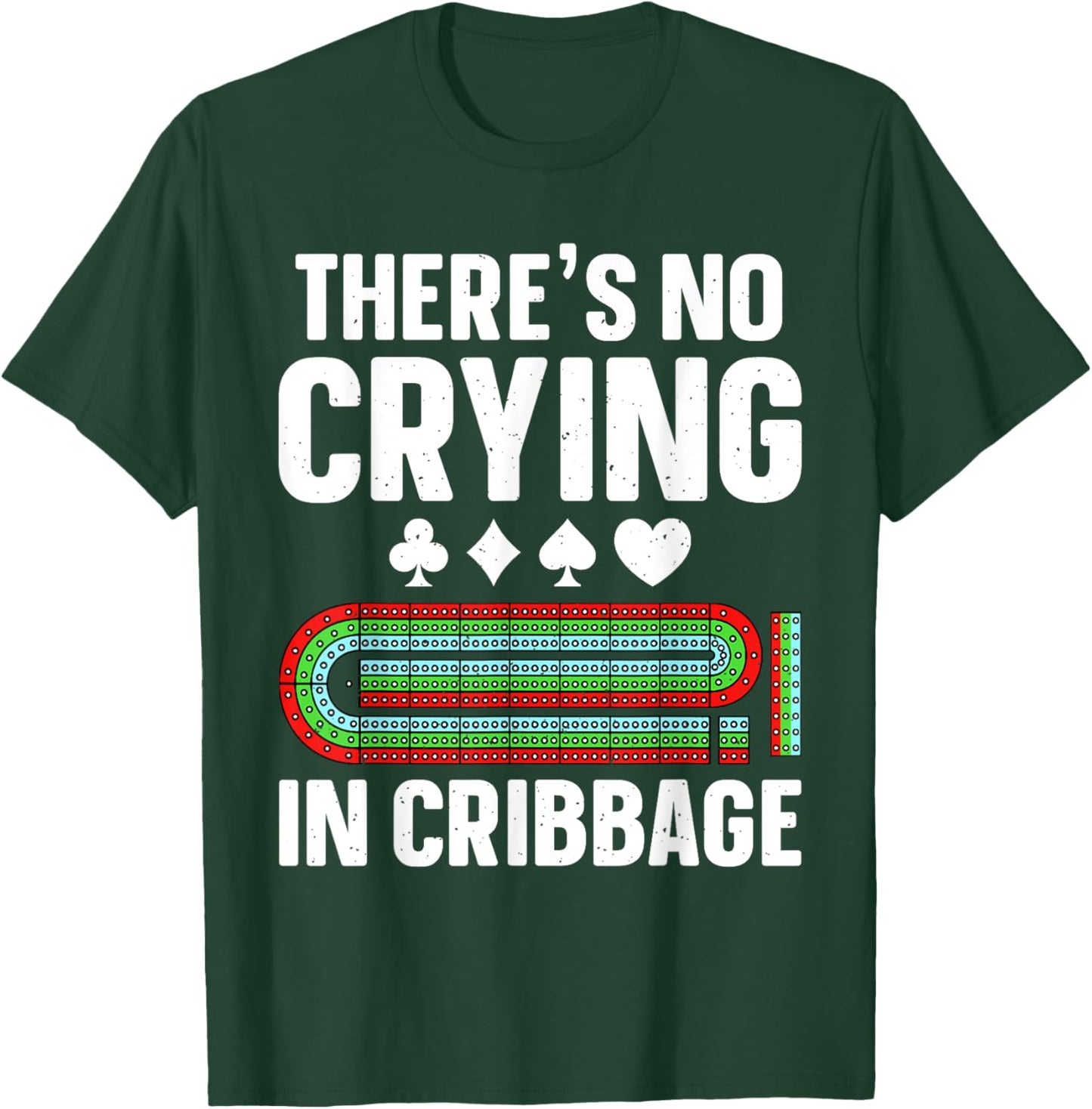 Cribbage Design Women Cribbage Player Cribbage Lover T-Shirt - T-Shirt | Forest