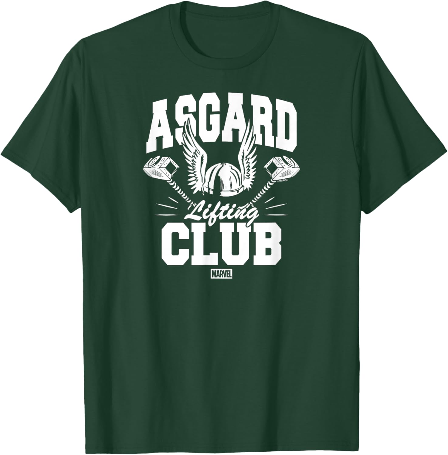 Thor - Asgard Lift Club Athletic T-Shirt - T-Shirt | Forest